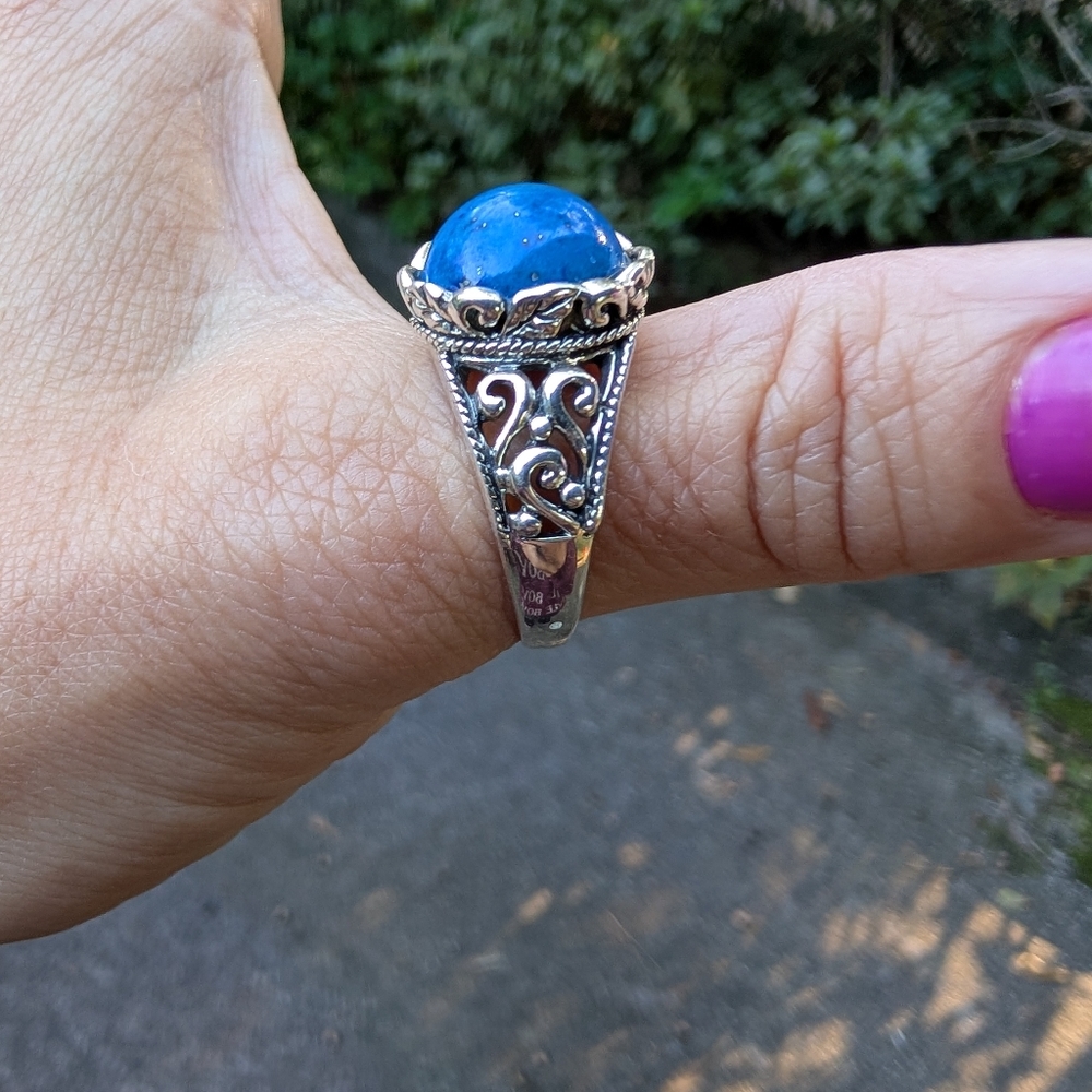 New Sterling Silver Lapis Ring - Picture 8 of 13